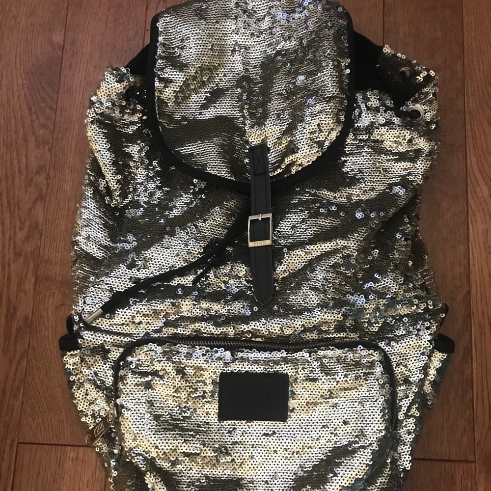 Victoria’s Secret PINK reversible sparkle backpack